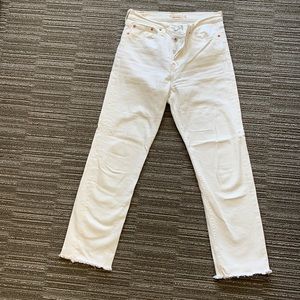 Levi’s Premium White Jeans